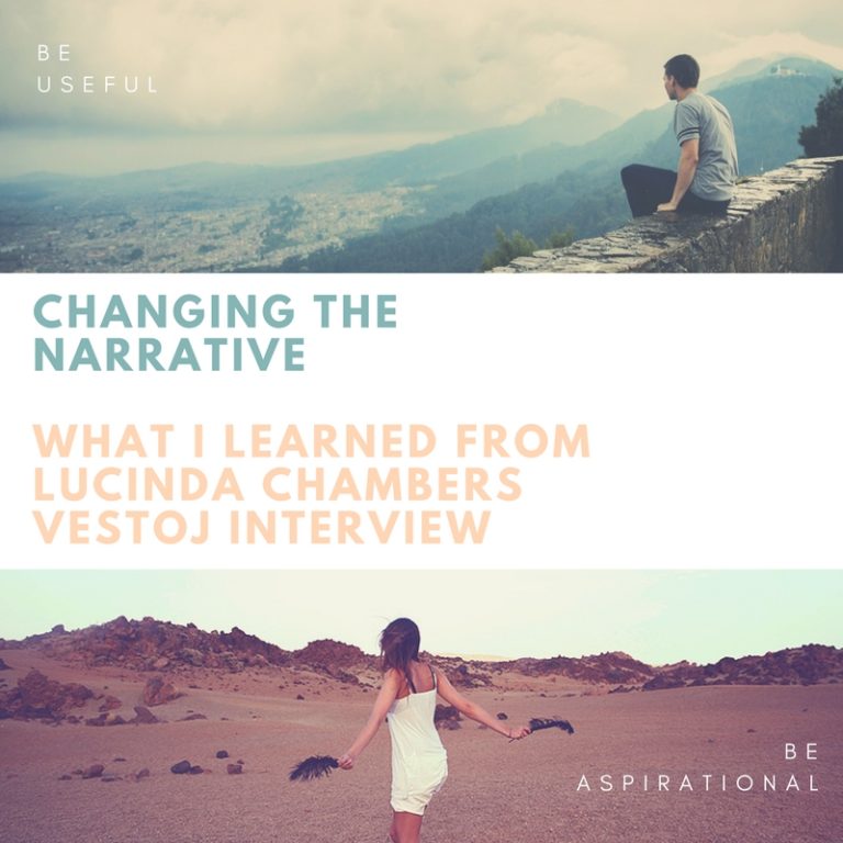 Changing the Narrative: Learning from Lucinda Chambers Vestoj Interview