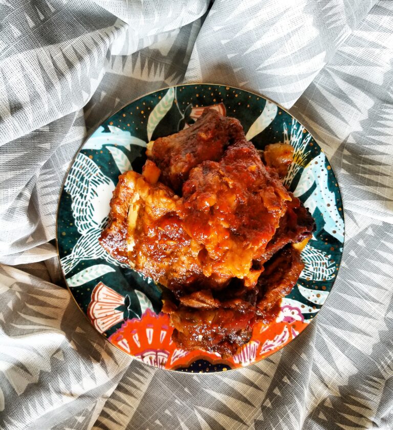 Slow Cooker Portuguese Ribs
